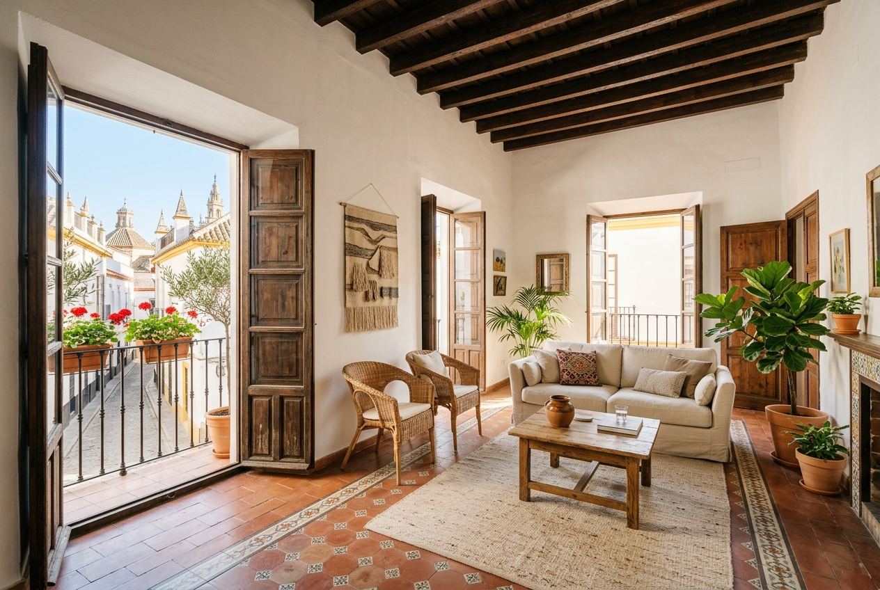 Vivienda luminosa en Sevilla bien presentada para venta o alquiler